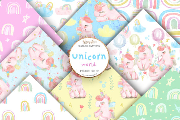 Download Unicorn Rainbow Patterns - Rainbow pattern Collection