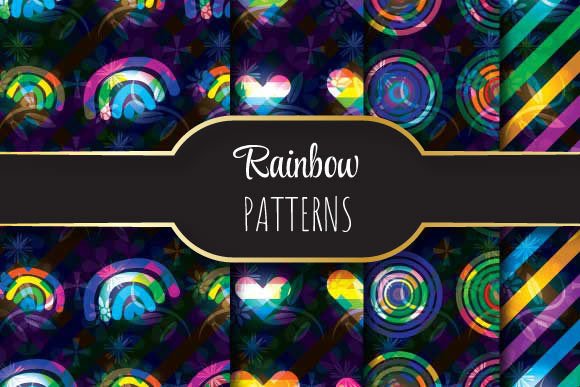 Download Rainbow Patterns - Rainbow pattern Collection