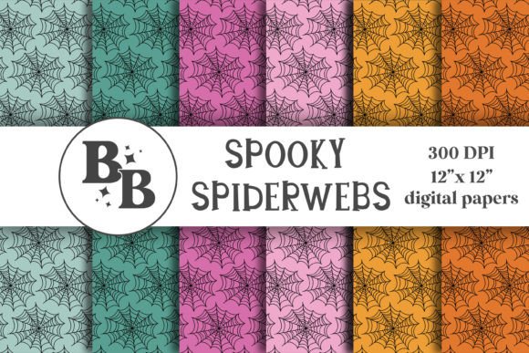 Download Halloween Spiderweb Digital Paper 12x12 - Halloween Collection