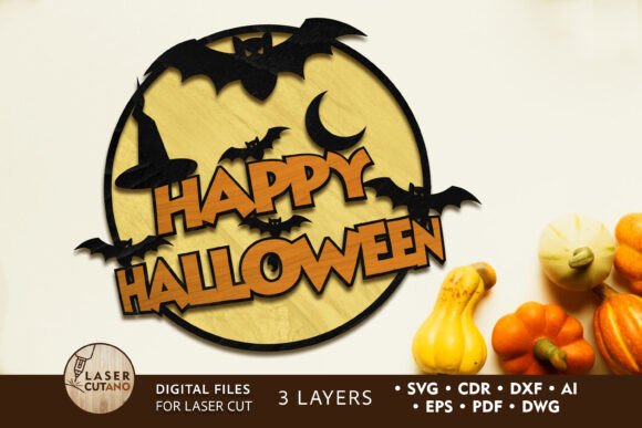 Download Halloween Decoration, Paper and Wood Cut - Halloween Collection
