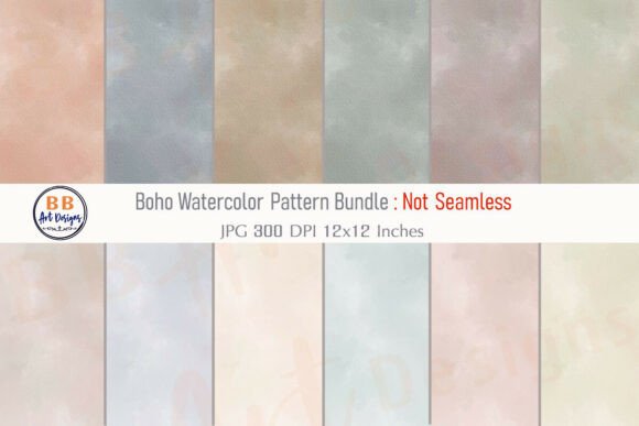 Download Watercolor Boho Pattern Background Paper - Background paper Collection