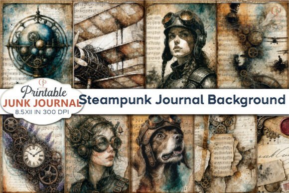 Download Steampunk Journal Background Paper - Background paper Collection