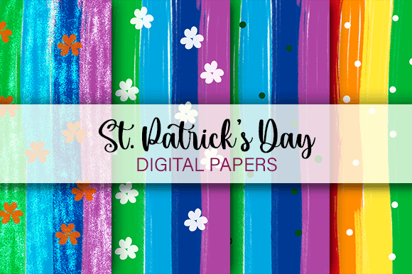 Download St Patricks Day Rainbow Patterns - Rainbow pattern Collection