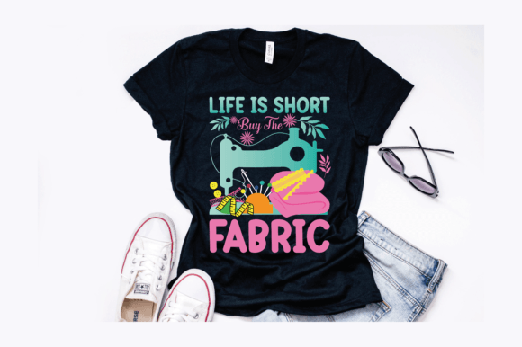 Download Life is Short Buy the Fabric Design - Fabric design Collection