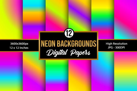 Download Neon Colors Gradient Background Papers - Background paper Collection