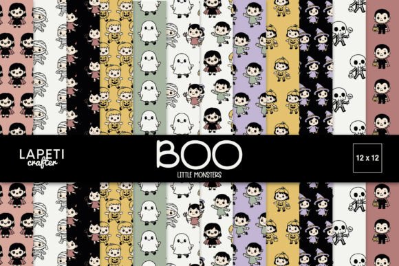 Download Cute Halloween Kids Digital Paper - Halloween Collection