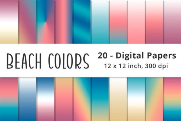 Download Beach Color Gradient Background Papers - Background paper Collection