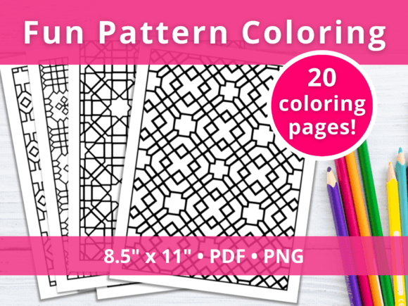 Download 20 Fun Geometric Pattern Coloring Pages - Fun geometric pattern Collection